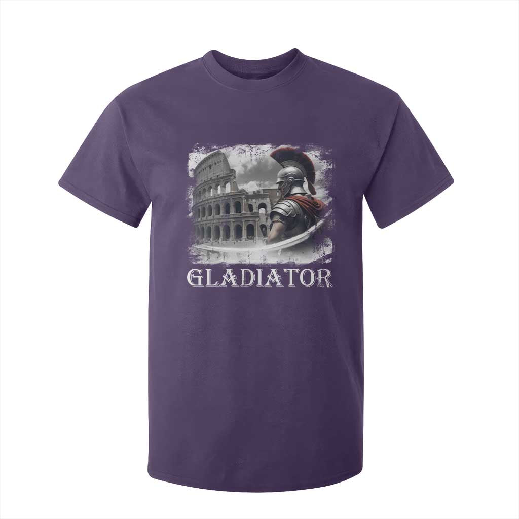 Gladiator Roman Warrior Colosseum T Shirt For Kid TS09 Purple Print Your Wear