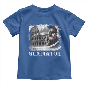 Gladiator Roman Warrior Colosseum Toddler T Shirt TS09 Royal Blue Print Your Wear