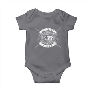 Roman Legion Baby Onesie Legio XIII Gemina Roma Warrior TS09 Charcoal Print Your Wear