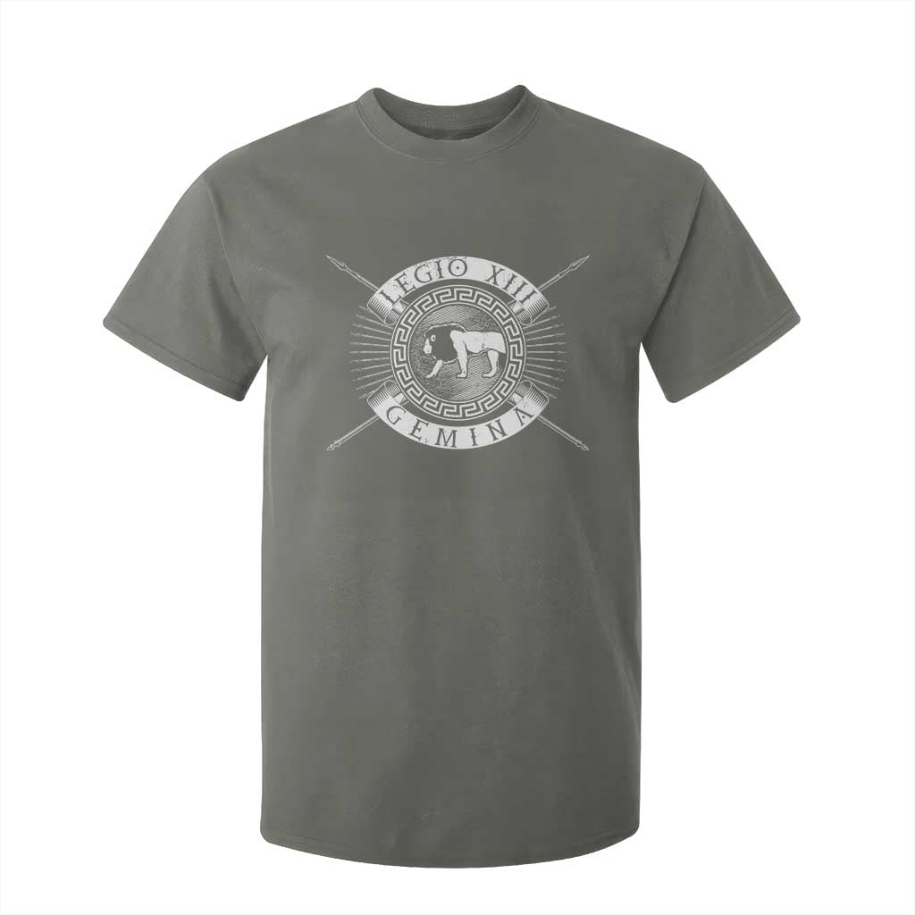 Roman Legion T Shirt For Kid Legio XIII Gemina Roma Warrior TS09 Military Green Print Your Wear