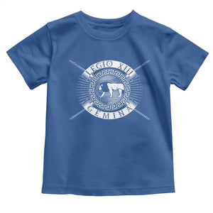 Roman Legion Toddler T Shirt Legio XIII Gemina Roma Warrior TS09 Royal Blue Print Your Wear