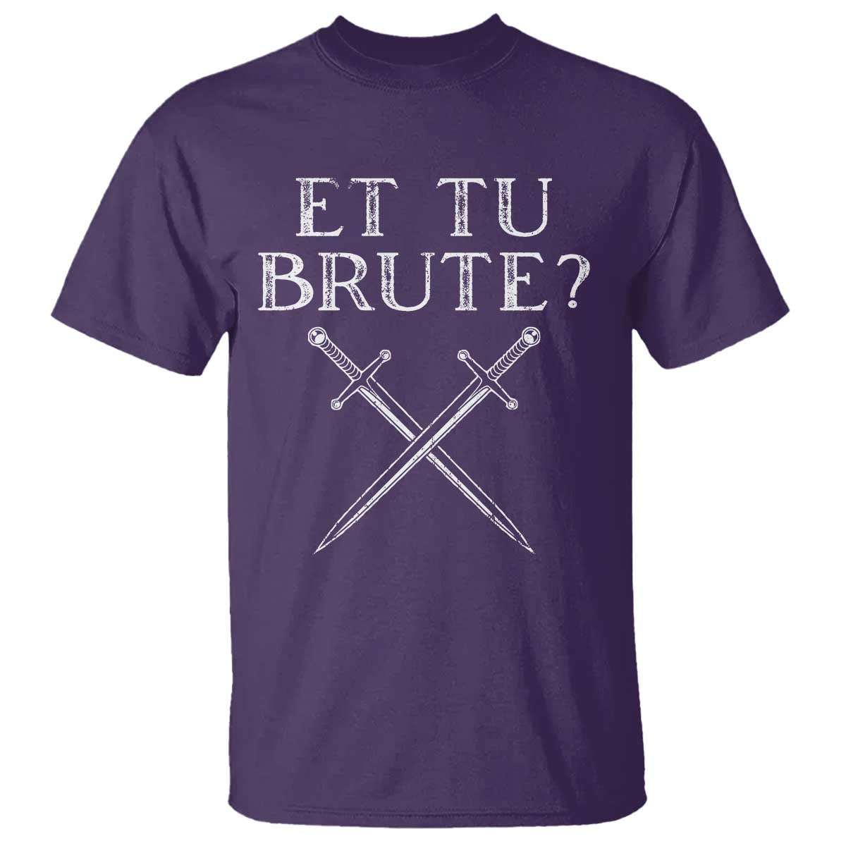 Julius Caesar Ides Of March T Shirt Et Tu Brute TS09 Purple Print Your Wear
