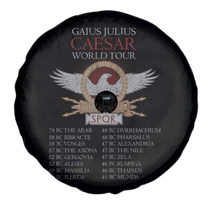 Julius Caesar World Tour Spare Tire Cover SPQR Roman History TS09 Print Your Wear