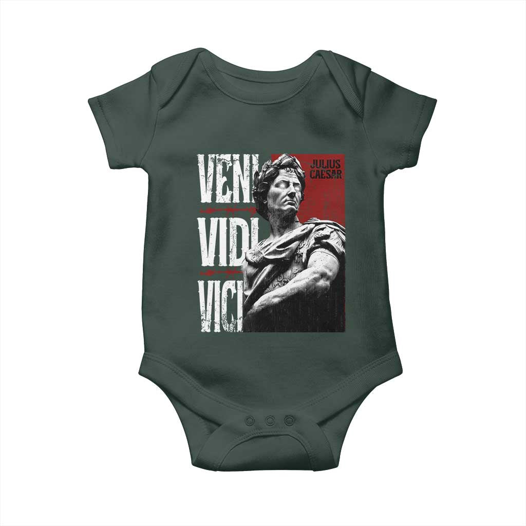 Julius Caesar Baby Onesie Veni Vidi Vici Latin Roman History TS09 Print Your Wear