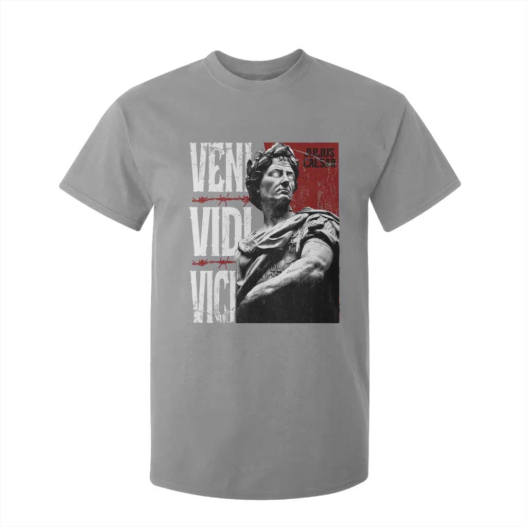 Julius Caesar T Shirt For Kid Veni Vidi Vici Latin Roman History TS09 Sport Gray Print Your Wear
