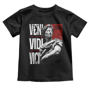 Julius Caesar Toddler T Shirt Veni Vidi Vici Latin Roman History TS09 Black Print Your Wear