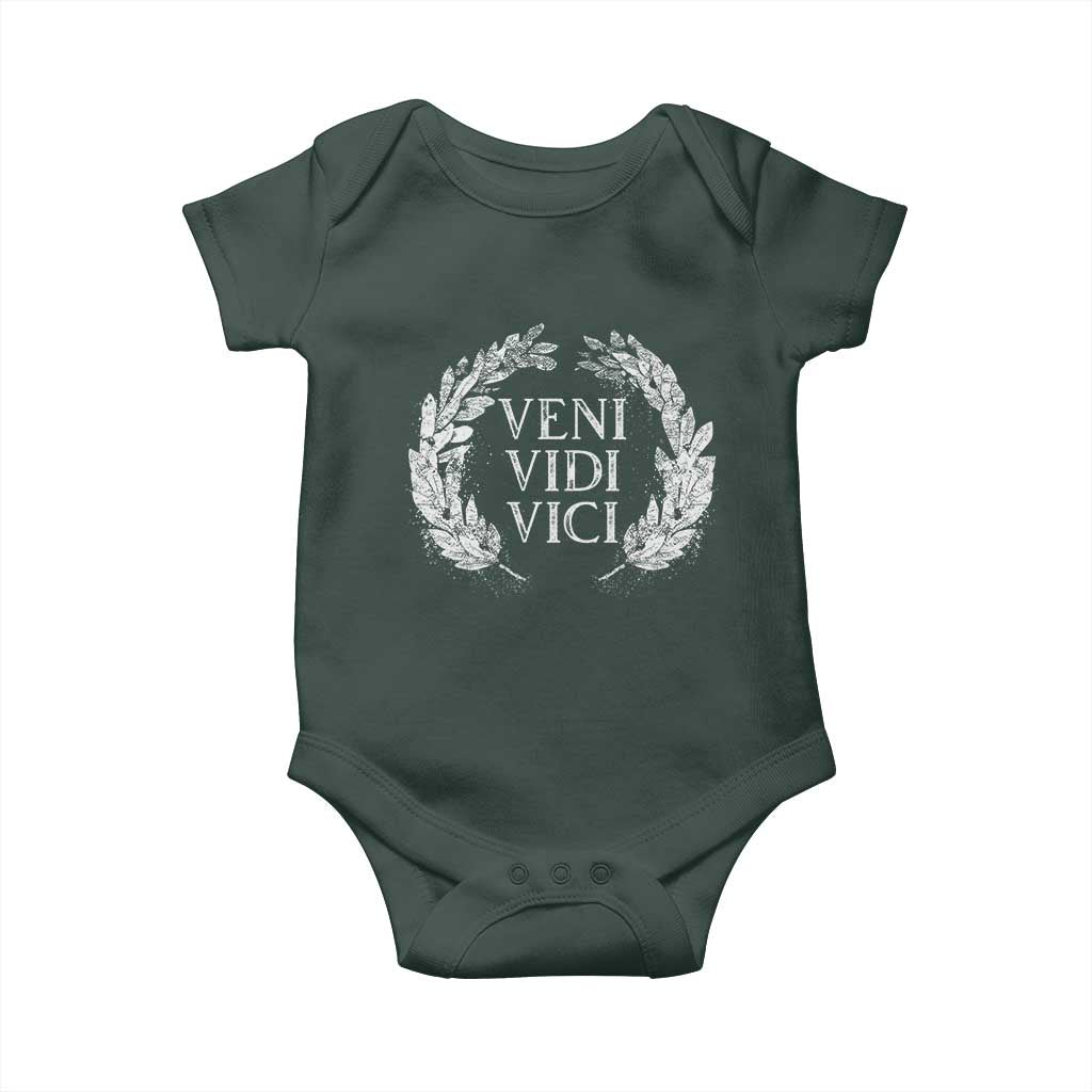 Julius Caesar Veni Vidi Vici Baby Onesie Latin Roman History TS09 Print Your Wear