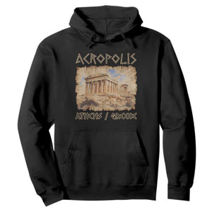Acropolis Athens Greece Souvenir Greek Parthenon Hoodie TS09 Black Print Your Wear
