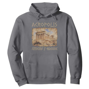 Acropolis Athens Greece Souvenir Greek Parthenon Hoodie TS09 Charcoal Print Your Wear