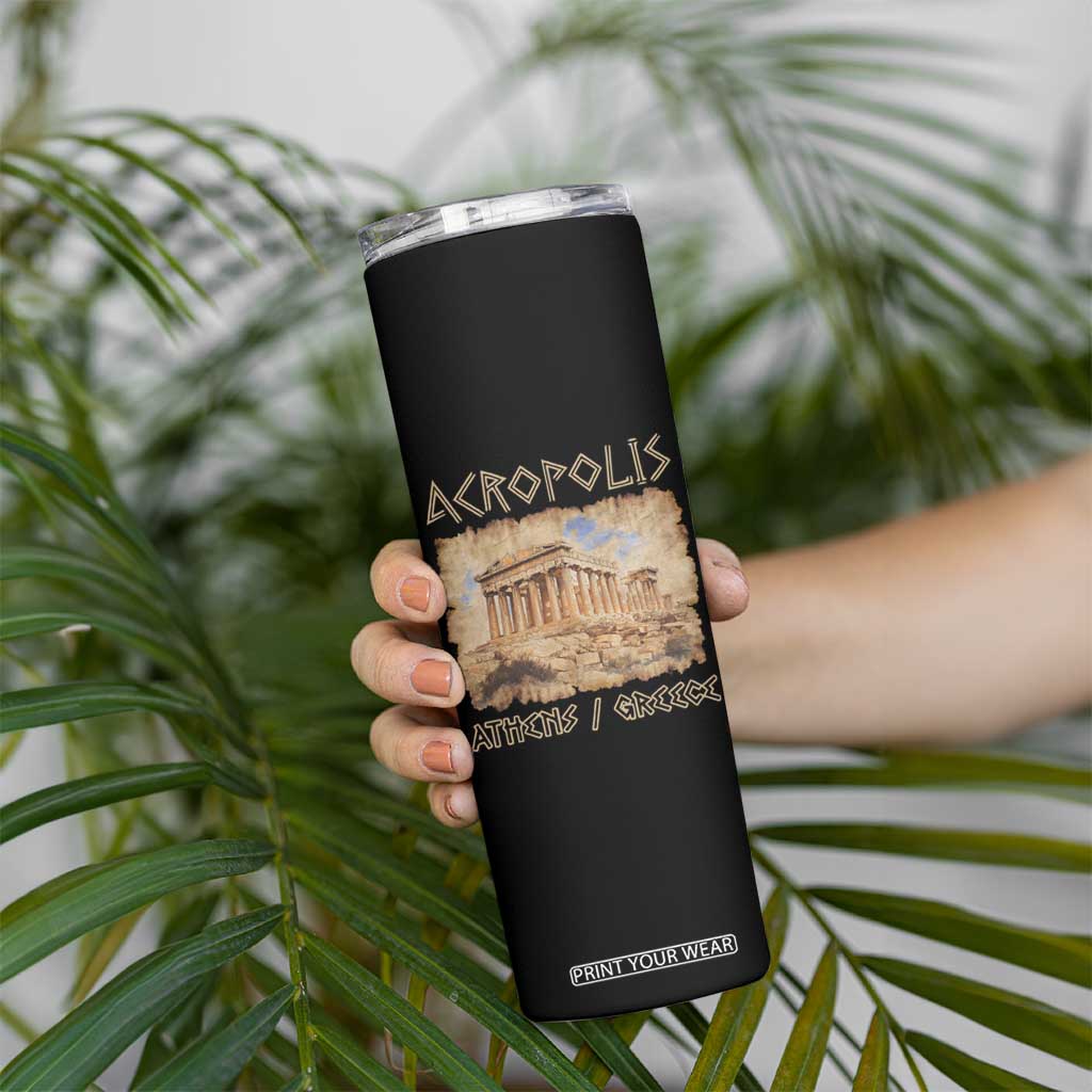 Acropolis Athens Greece Souvenir Greek Parthenon Skinny Tumbler TS09 Print Your Wear