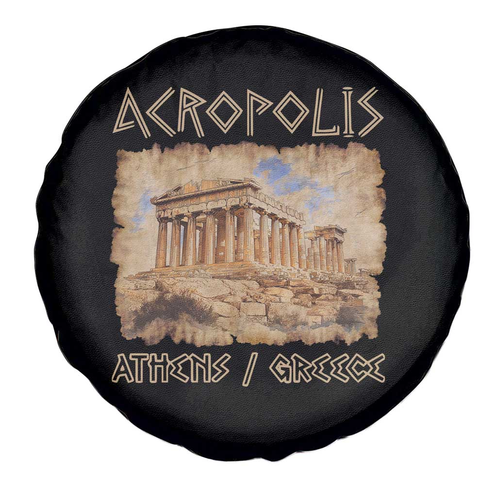 Acropolis Athens Greece Souvenir Greek Parthenon Spare Tire Cover TS09 Print Your Wear