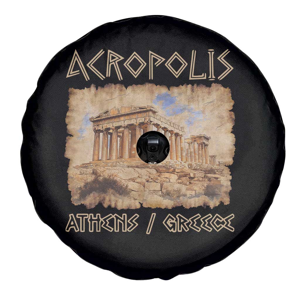 Acropolis Athens Greece Souvenir Greek Parthenon Spare Tire Cover TS09 Print Your Wear