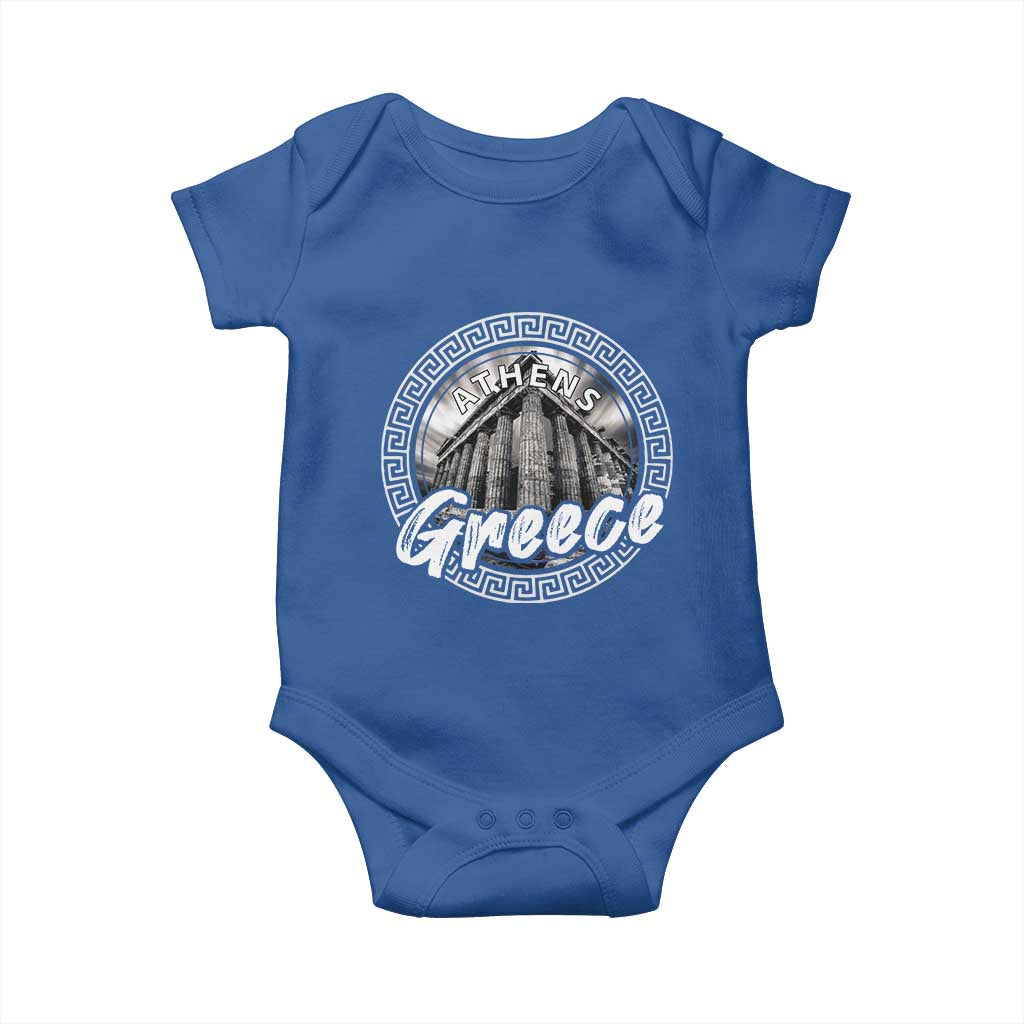 Greece Athens Parthenon Acropolis Baby Onesie TS09 Royal Blue Print Your Wear