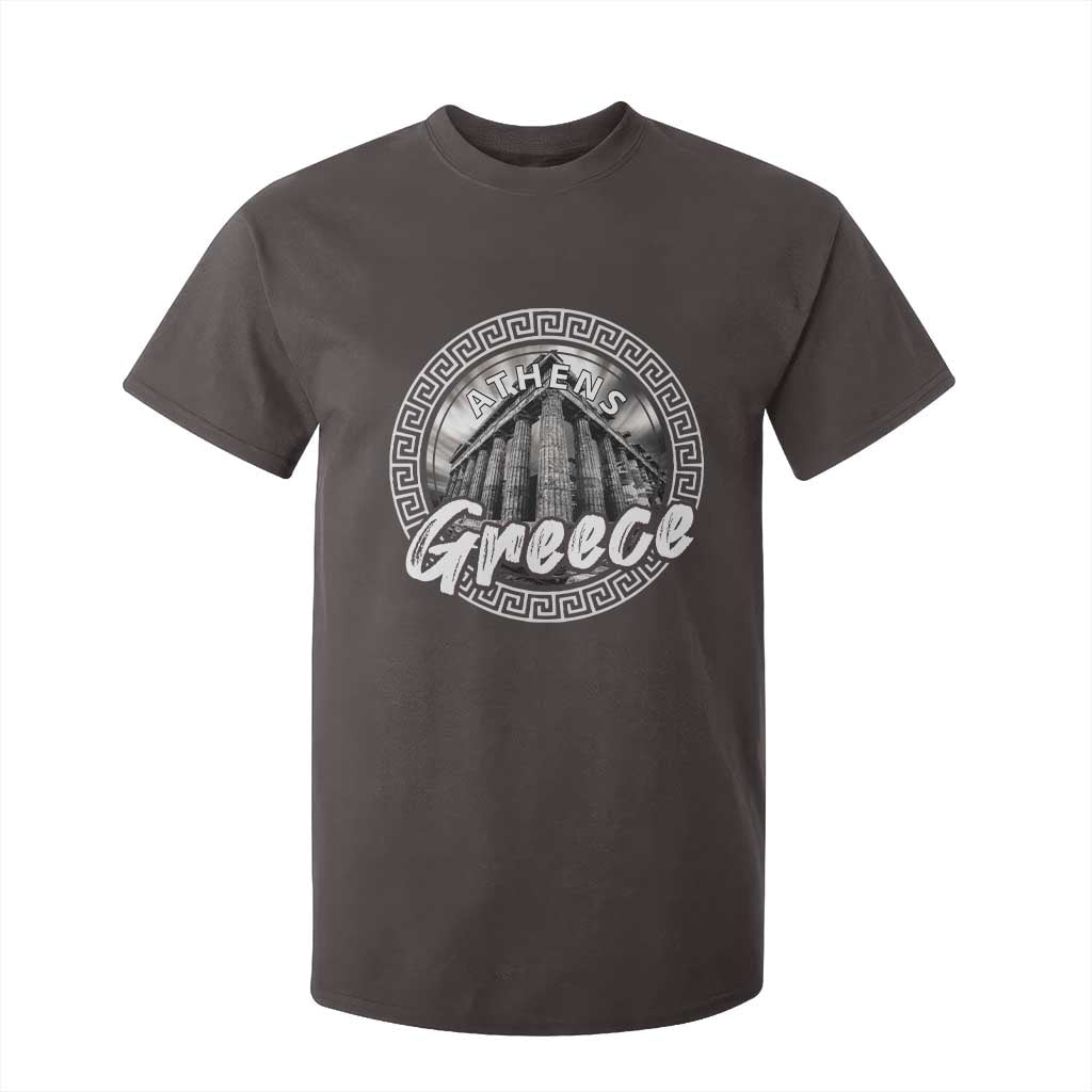 Greece Athens Parthenon Acropolis T Shirt For Kid TS09 Dark Chocolate Print Your Wear
