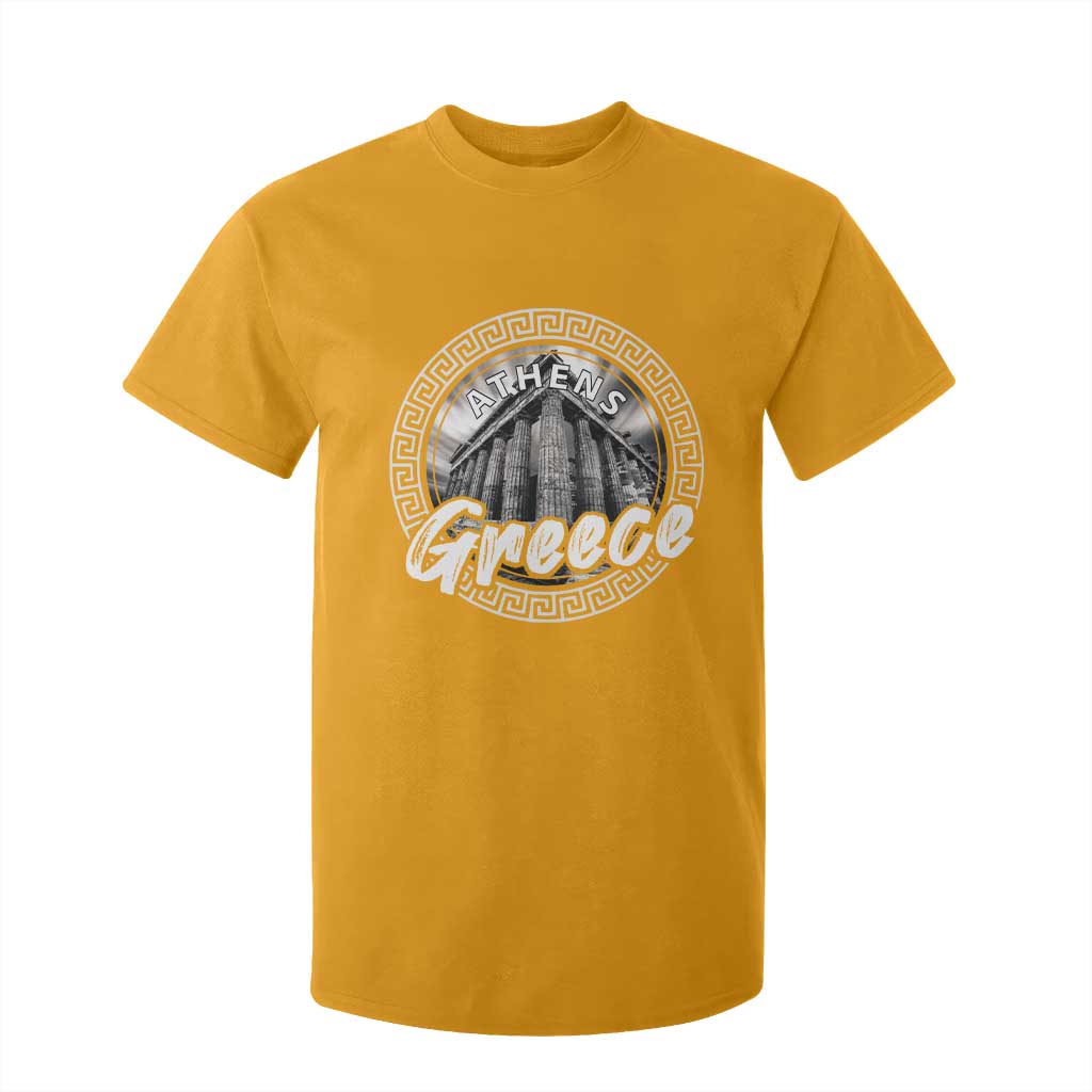 Greece Athens Parthenon Acropolis T Shirt For Kid TS09 Gold Print Your Wear