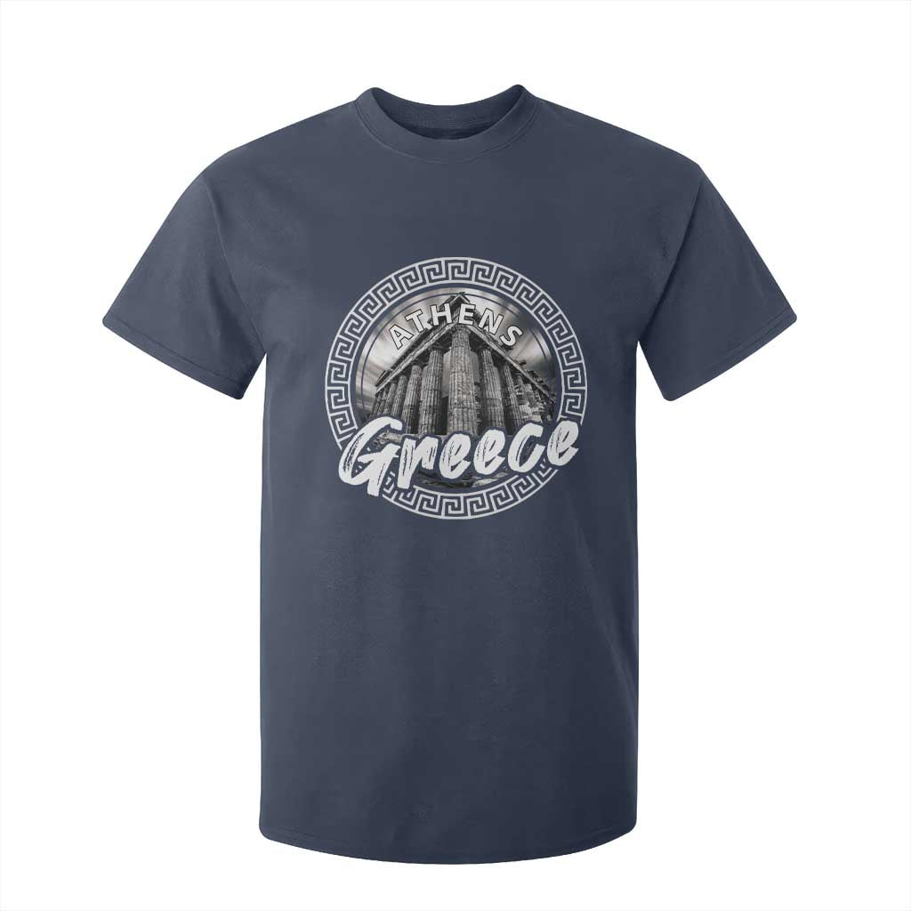 Greece Athens Parthenon Acropolis T Shirt For Kid TS09 Navy Print Your Wear