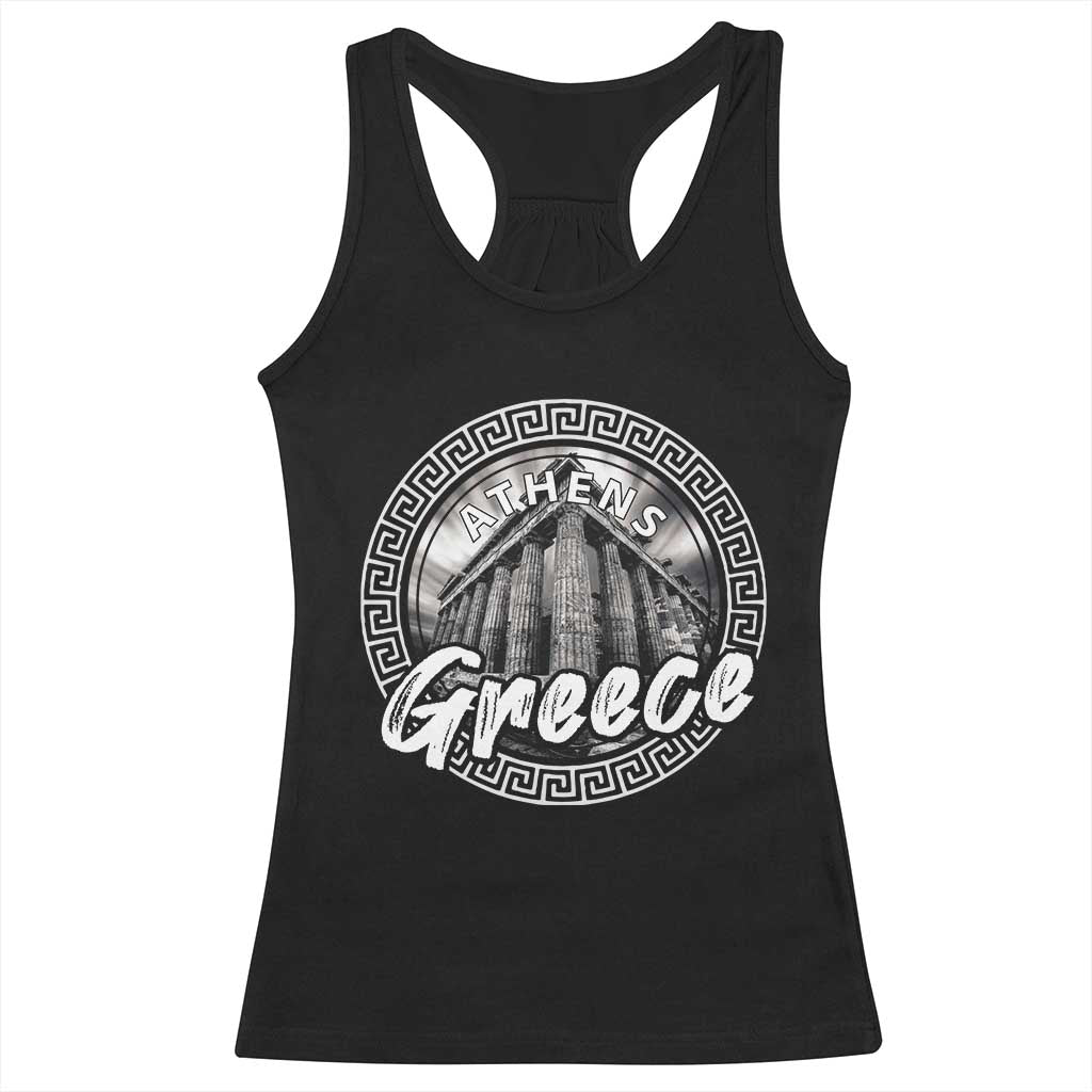 Greece Athens Parthenon Acropolis Racerback Tank Top TS09 Black Print Your Wear
