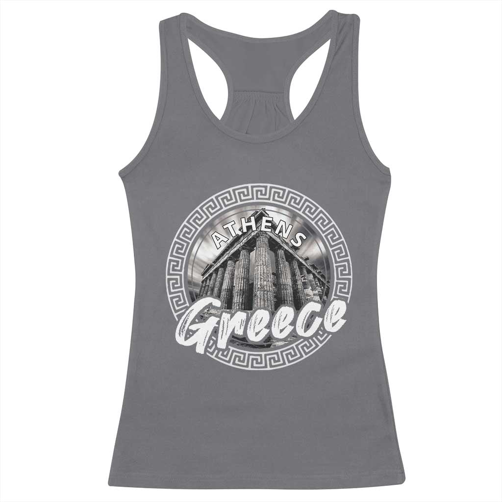 Greece Athens Parthenon Acropolis Racerback Tank Top TS09 Charcoal Print Your Wear