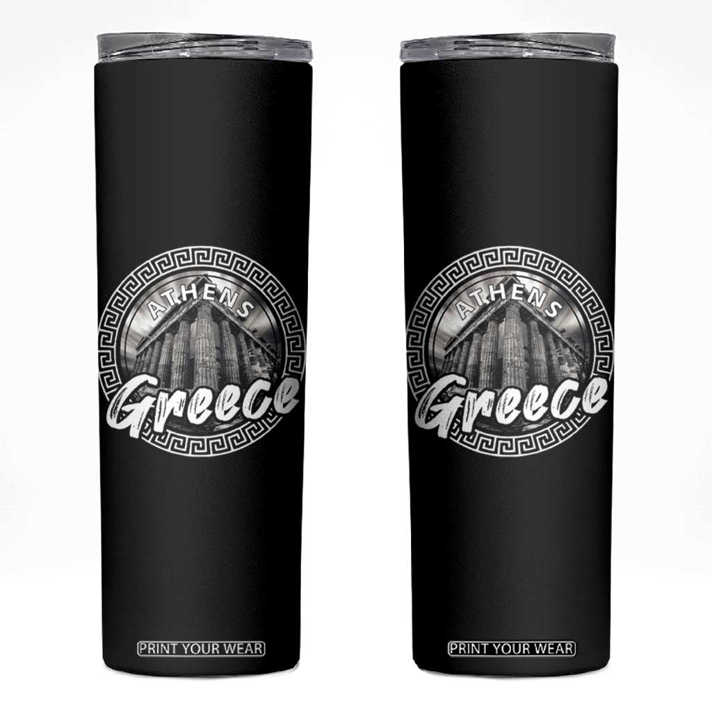 Greece Athens Parthenon Acropolis Skinny Tumbler TS09 Black Print Your Wear