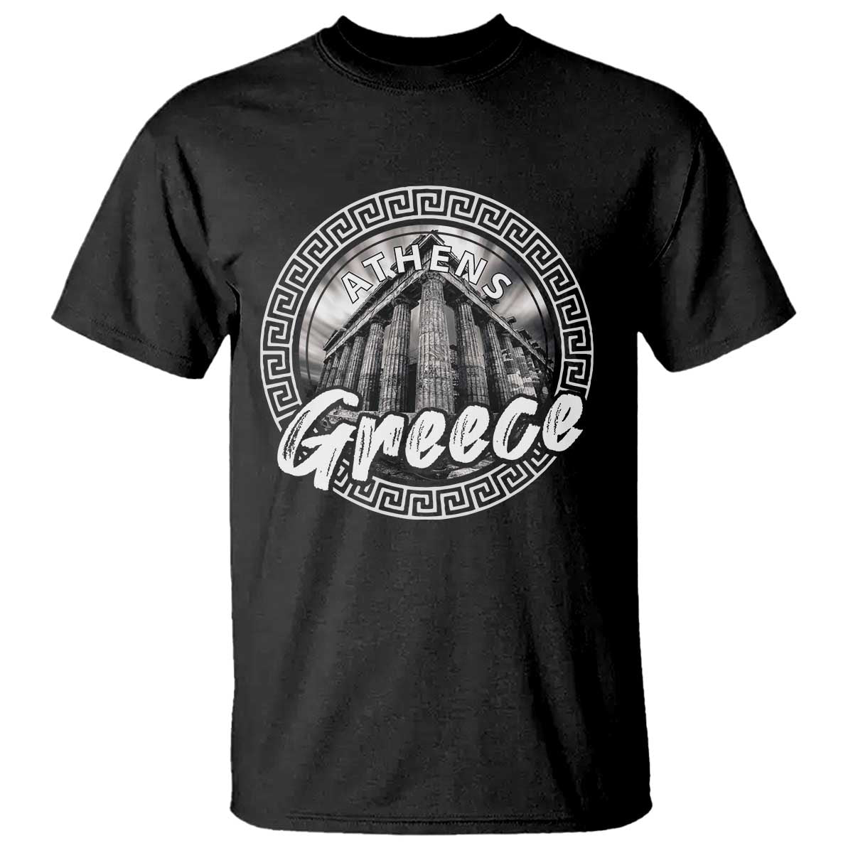 Greece Athens Parthenon Acropolis T Shirt TS09 Black Print Your Wear