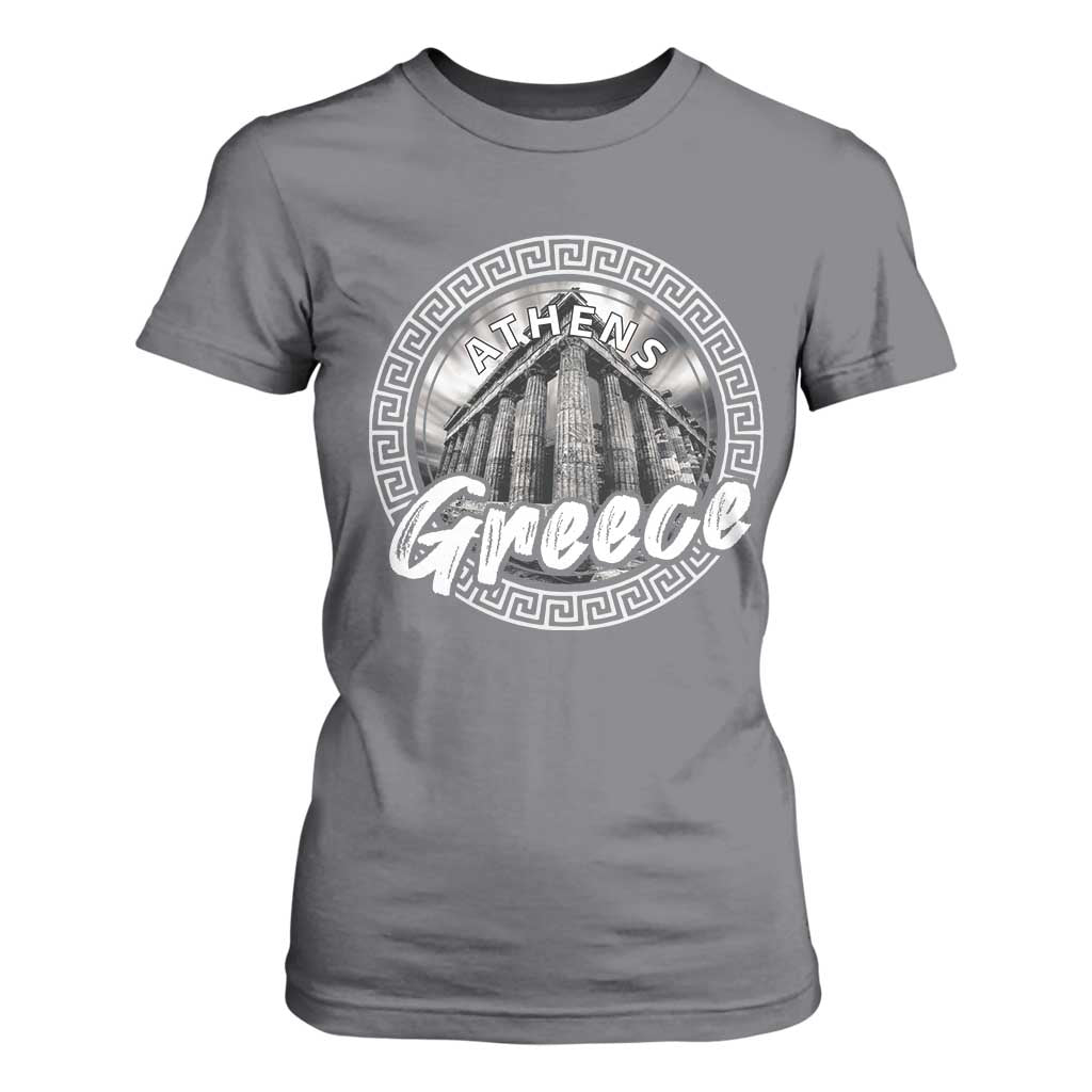 Greece Athens Parthenon Acropolis T Shirt For Women TS09 Charcoal Print Your Wear