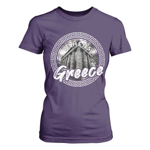Greece Athens Parthenon Acropolis T Shirt For Women TS09 Purple Print Your Wear