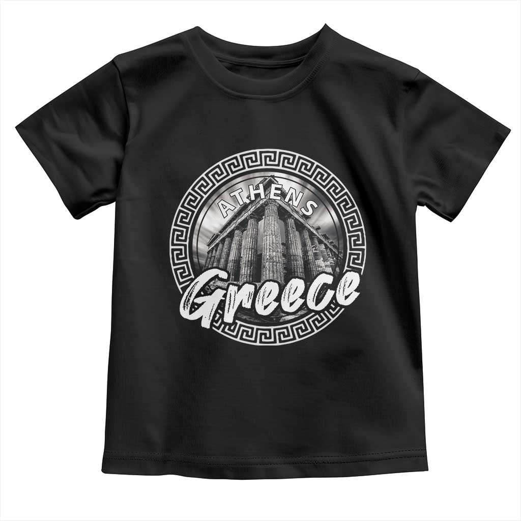 Greece Athens Parthenon Acropolis Toddler T Shirt TS09 Black Print Your Wear