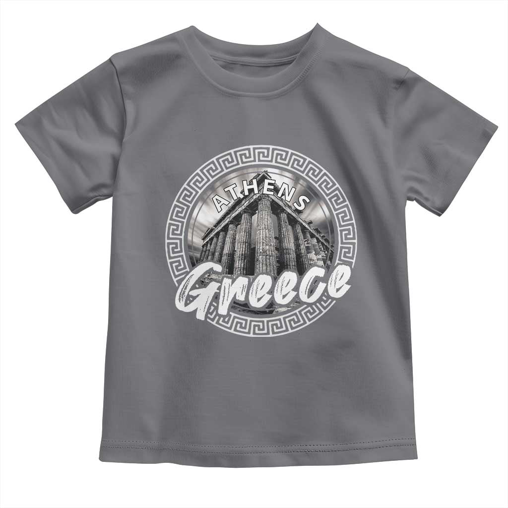 Greece Athens Parthenon Acropolis Toddler T Shirt TS09 Charcoal Print Your Wear