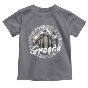 Greece Athens Parthenon Acropolis Toddler T Shirt TS09 Charcoal Print Your Wear