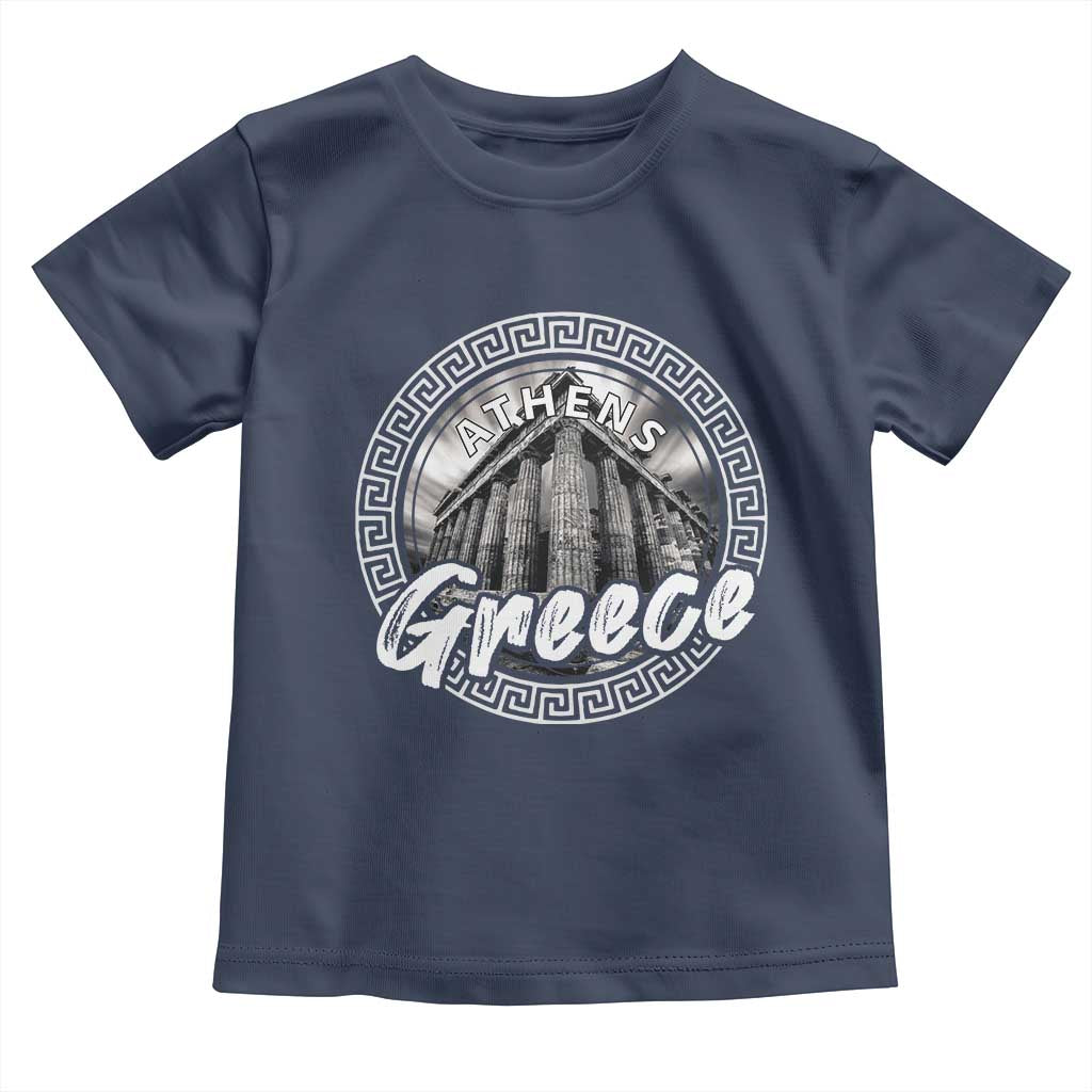 Greece Athens Parthenon Acropolis Toddler T Shirt TS09 Navy Print Your Wear