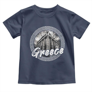 Greece Athens Parthenon Acropolis Toddler T Shirt TS09 Navy Print Your Wear