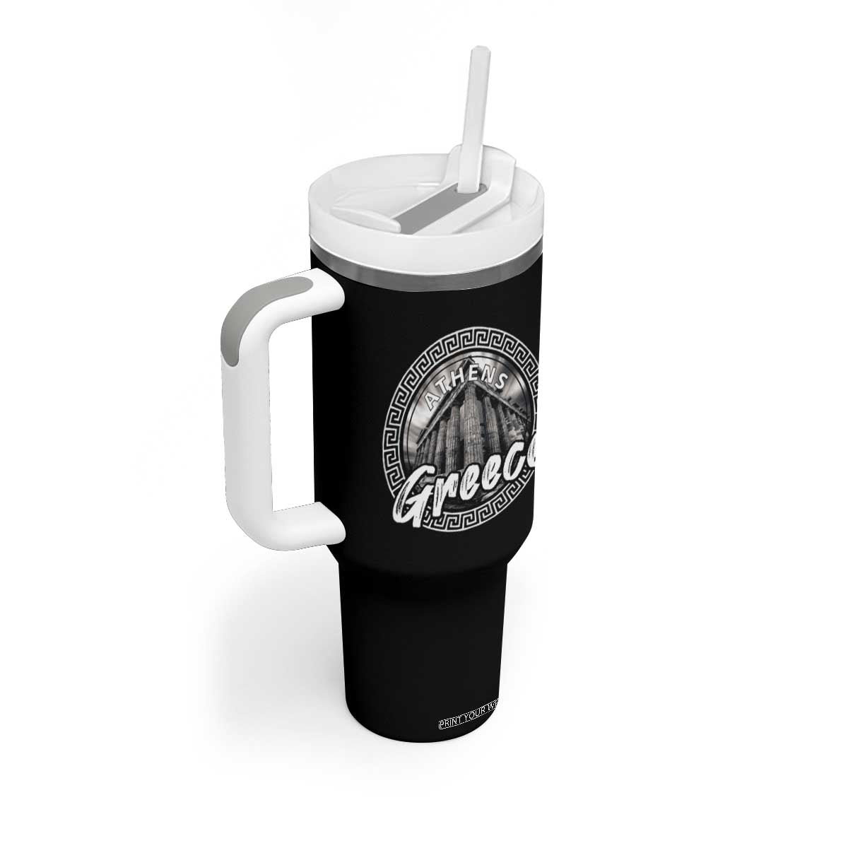 Greece Athens Parthenon Acropolis Tumbler With Handle TS09 Print Your Wear