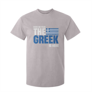 Proud Greece T Shirt For Kid Have No Fear The Greek Is Here TS09 Ice Gray Print Your Wear
