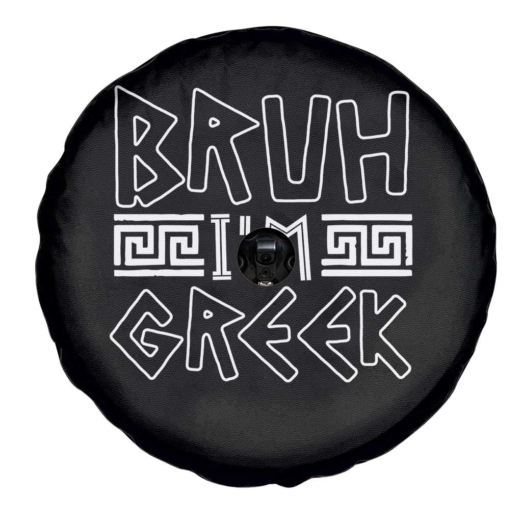 Proud Greece Spare Tire Cover Bruh I'm Greek TS09 Print Your Wear