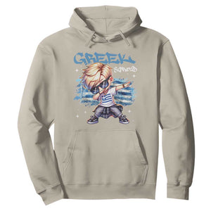 Funny Greek Boy Hoodie Greek And Proud Dabbing TS09 Sand Print Your Wear