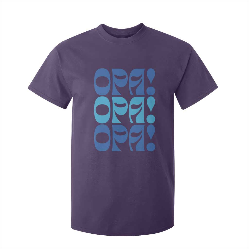 Greek Oops Opa T Shirt For Kid TS09 Purple Print Your Wear