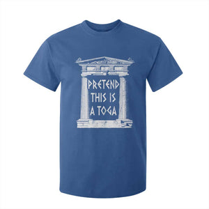 Greek Pride T Shirt For Kid Pretend This Is A Toga Party TS09 Royal Blue Print Your Wear