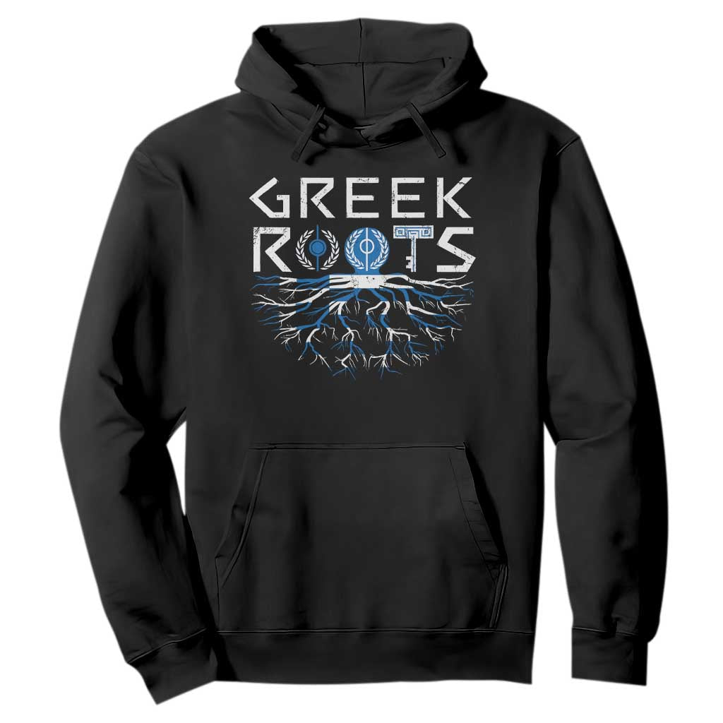 Greek Roots Pride Hoodie TS09 Black Print Your Wear
