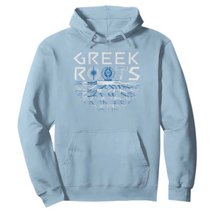 Greek Roots Pride Hoodie TS09 Light Blue Print Your Wear