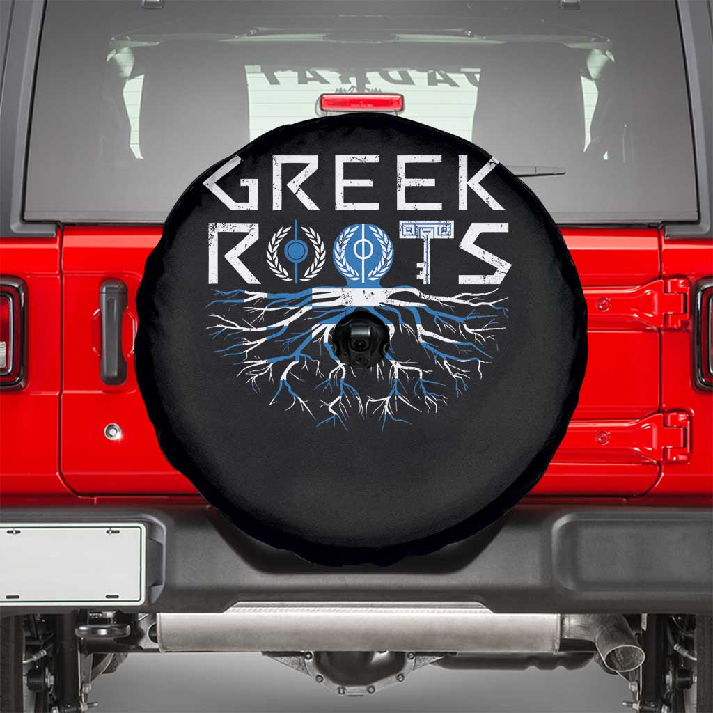 Greek Roots Pride Spare Tire Cover TS09 Black Print Your Wear