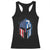 Greek American Pride Racerback Tank Top Greece Spartan Helmet TS09 Black Print Your Wear