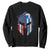Greek American Pride Sweatshirt Greece Spartan Helmet TS09 Black Print Your Wear