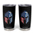 Greek American Pride Tumbler Cup Greece Spartan Helmet TS09 Black Print Your Wear