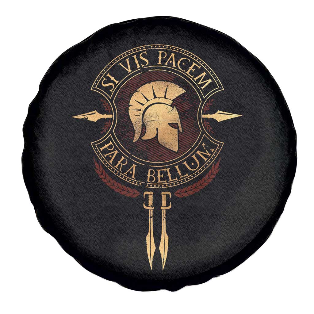 Sparta Greek Spare Tire Cover Si Vis Pacem Para Bellum TS09 Print Your Wear