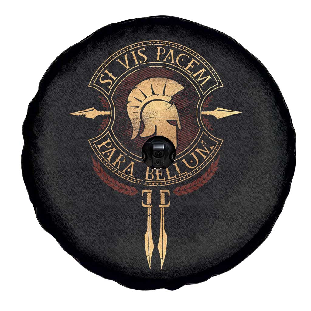 Sparta Greek Spare Tire Cover Si Vis Pacem Para Bellum TS09 Print Your Wear
