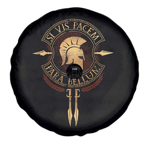 Sparta Greek Spare Tire Cover Si Vis Pacem Para Bellum TS09 Print Your Wear