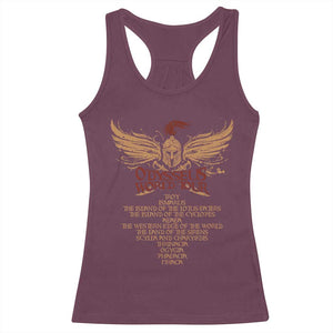 Odysseus World Tour Racerback Tank Top Ancient Greek Epic Mythlogy TS09 Maroon Print Your Wear