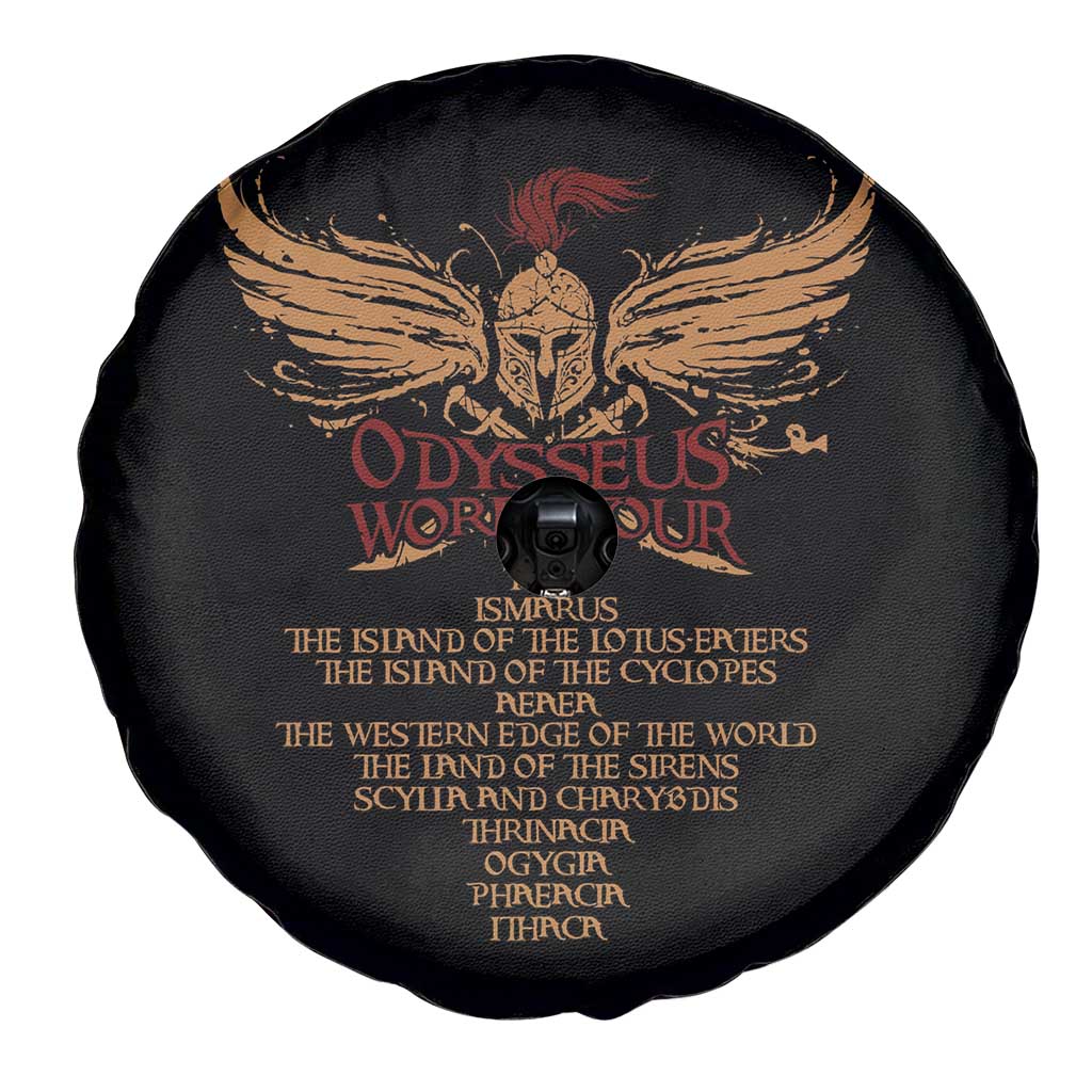 Odysseus World Tour Spare Tire Cover Ancient Greek Epic Mythlogy TS09 Print Your Wear