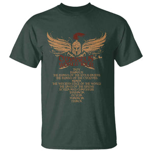 Odysseus World Tour T Shirt Ancient Greek Epic Mythlogy TS09 Dark Forest Green Print Your Wear