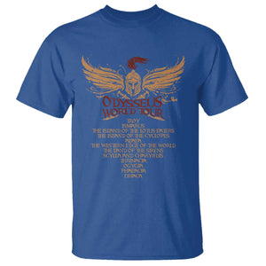Odysseus World Tour T Shirt Ancient Greek Epic Mythlogy TS09 Royal Blue Print Your Wear